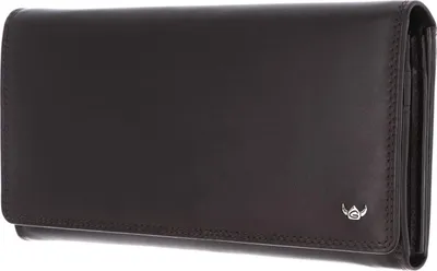 Zdjęcie produktu dla Portfel skórzany Golden Head Polo RFID Protect damski 2802 ciemnobrązowy