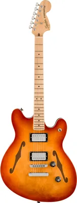 Produktbild von Fender Squier Affinity Series Starcaster Deluxe MN Sienna Sunburst Halbresonanz-Gitarre
