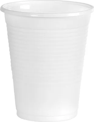Produktbild von 20x Becher Kunststoff, 210ml weiß | Packung (100 Stück)