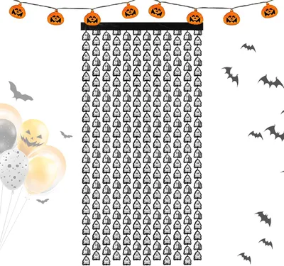Produktbild von Halloween Wanddekoration Hintergrundbild | Nachleuchtend für Zuhause, Küche und Partys