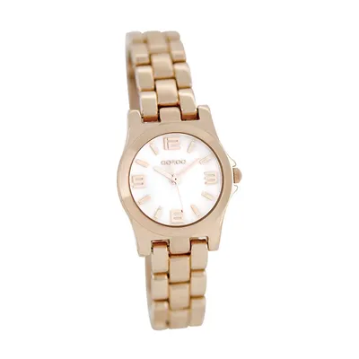 Immagine prodotto di Oozoo orologio da donna in metallo, analogico opaco, al quarzo, bracciale in oro rosa Segnatempo D2UOC6222A