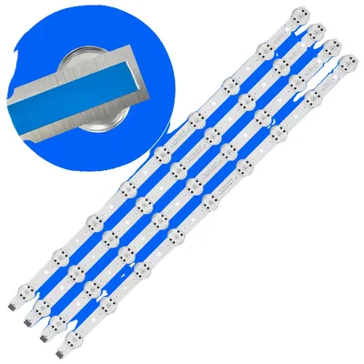 Immagine prodotto di Striscia di retroilluminazione a LED, lunghezza 713 mm, 9 perline LED per striscia, tensione 6 V, compatibile con 65UK6300YVB, 65UK6400