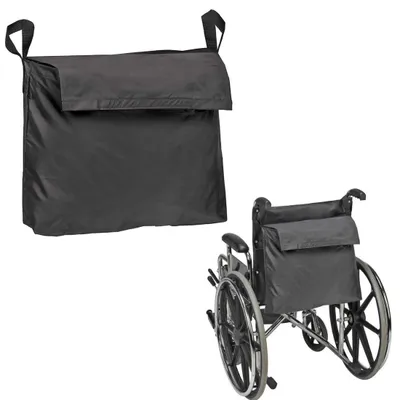 Produktbild von Sonstige Taschen, Rollstuhltasche, Hängetasche für Rollstühle, 600D Oxford-Gewebe, Rollstuhl Tasche, wasserdichtes, Rollstuhl Rucksack, 48x9x42cm