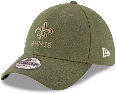 Produktbild von New Era -NFL- New Orleans Saints On Field 2018 Salute To Service 39Thirty Cap Grün S-M