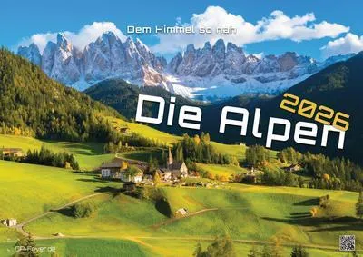 Image de Les Alpes - si proches du ciel - 2026 - Calendrier DIN A2