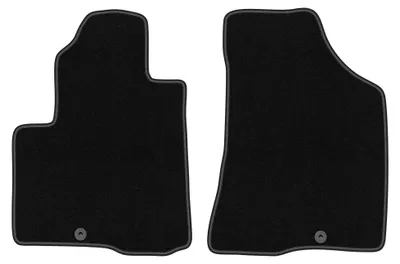 Zdjęcie produktu dla Dywaniki welurowe BASIC czarne przednie Hyundai SantaFe II 2006-2012