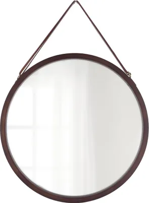 Obrázok produktu pre Kúpeľňové zrkadlo v bambusovom ráme LYSA, Ø 38 cm