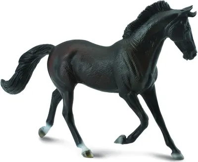 Image de Collecta 88478 Jument pur-sang noire 16 cm Le monde des chevaux