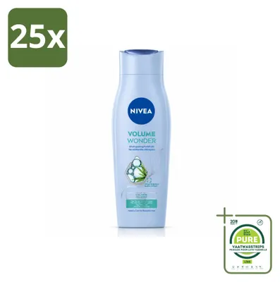 Obrázok produktu pre 25 ks šampónu NIVEA Volume Care – pre objem a posilnenie vlasov – 250 ml – veľké balenie – 25 kusov