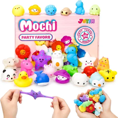 Productafbeelding van Mochi squishy toys set - Set van 25 - Cadeautje voor kinderverjaardag - Variant 2