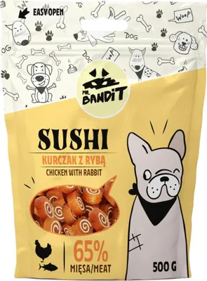 Immagine prodotto di VetExpert Mr.Bandit delicatezza SUSHI pollo e pesce 500g
