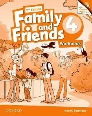Zdjęcie produktu dla Family and Friends 4. 2nd edition. Workbook + Online Practice - Naomi Simmons, Tamzin Thompson, Jenny Quintana