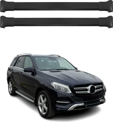 Produktbild von Dachträger Grundtäger für Mercedes GLE W166 2015-2019 75kg Alu Schwarz 2 tlg