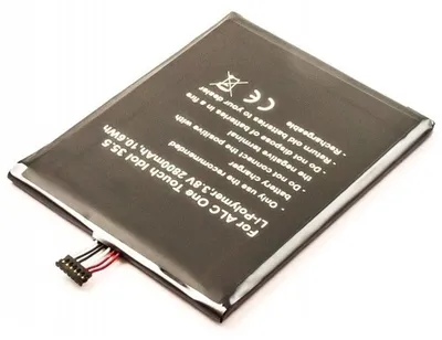 Produktbild von Akku für Alcatel TLP029A2-S (TLP029AJ) Li-Pol 3,8 Volt 2900 mAh schwarz.