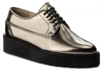Produktbild von Marc O'Polo Damen Halbschuhe aus goldfarbenem Leder 38