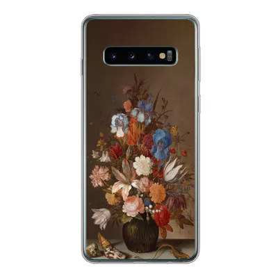 Produktbild von MuchoWow® Handyhülle Schutzhülle Hülle für Samsung Galaxy S10 Stilleben mit Blumen - Kunst - Alte Meister Silikon Softcase Handy Hülle - Handytasche