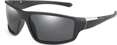 Zdjęcie produktu dla Męskie okulary sportowe - Nerdy okulary polaryzacyjne - Stylowa funkcja - Czarne okulary - Ochrona UV 400 - Lekkie i wygodne - Wyprofilowana konstrukcja