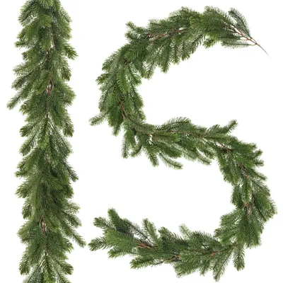 Künstliche Tannengirlande 1,85 m, 2 Stück, Weihnachtsdeko