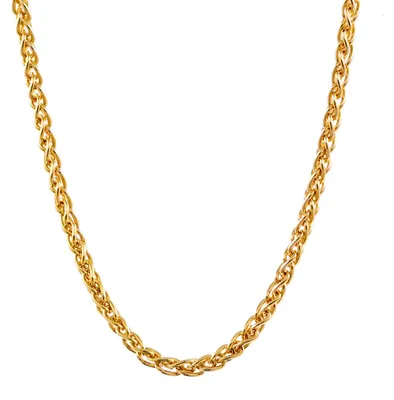 Produktbild von Goldkette Zopfkette Länge 50cm - Breite 1,3mm - 585-14 Karat Gold