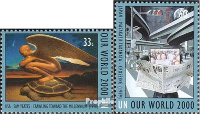 Produktbild von Briefmarken UNO - New York 2000 Mi 835-836 (kompl.Ausg.) FDC Gemäldeausstellung