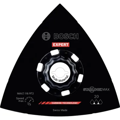 Image de Plateau de ponçage Bosch EXPERT MAVZ 116 RT2, 116 mm
