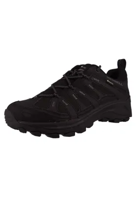 Produktbild von Merrell Herren Halbschuhe Wanderschuhe Claypool 2 Sport GTX J037563 Schwarz Black Textil/Synthetik mit Cleansport NXTEVA-Innensohle aus 50% recyceltem Material & Merrell-Air Cushion Absatz schwarz S24-0042130