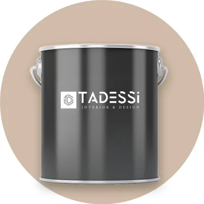 Produktbild von TADESSI Wandfarbe Beige - Leinenbeige - abwaschbare Innenfarbe matt - Dispersionsfarbe - Geruchsarm und Lösemittelfrei - 1 Liter Gebinde