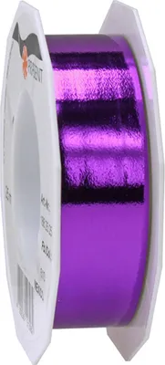 Produktbild von Geschenkband Polyband 25mm/25m Metallic Lila