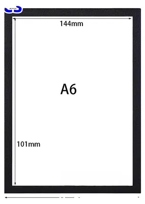 Immagine prodotto di Cornice magnetica per poster, autoadesiva, riutilizzabile, formato A6 - 20 pezzi