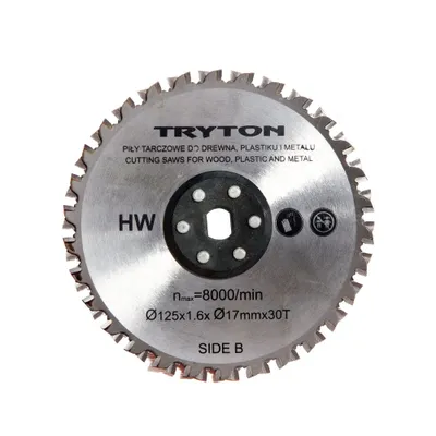 Obrázek produktu pro Řezné kotouče tct 125 mm pro kotoučovou pilu tpd860k