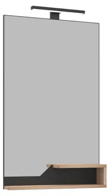 Immagine prodotto di Specchio decorativo in legno "Galia 60" - 60 x 14 x 100 cm - Rovere