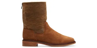 A single boot is shown against a white background.