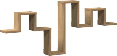 Obrázek produktu pro Nástěnná polička Nástěnný Artisanový dub 104,5 x 43 x 10 cm