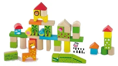 Immagine prodotto di Viga Set blocchi da 50 pezzi 50286 - Zoo