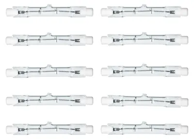Produktbild von 10 x Halogen Stab Leuchtmittel R7s 100W 78mm 230V 100 Watt warmweiß dimmbar