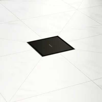 Produktbild von hansgrohe RainDrain Point Komplettset Punktablauf 15/15 cm rückseitig befliesbar