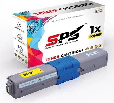 Produktbild von 1x Toner C332 46508709 Gelb kompatibel für OKI MC363DN