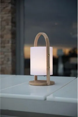 Image de Lampe Enceinte Woody Play Ambiance Lumineuse Et Musicale Sans Fil - Batimex