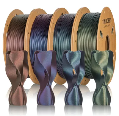 Obrázek produktu pro Filament PLA, 1,75 mm, 3D tiskový filament, 750 g × 4, 4 barvy