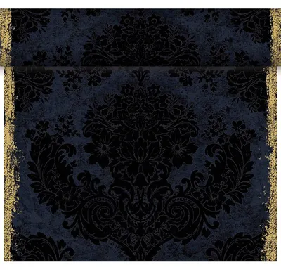 Produktbild von 4x Duni Dunicel® Tête-à-Tête-Tischläufer 0,4 x 24 m Royal Black