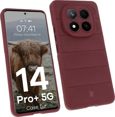 Produktbild von Pancerne etui Bizon Case Tur do Xiaomi Redmi Note 14 Pro Plus 5G, ciemnofioletowe