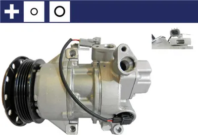 Produktbild von MAHLE ACP 919 000S 5SER09C Klimaanlage Klimakompressor PAG 46 R134a für TOYOTA Yaris Schrägheck (P9) Yaris / Vios Limousine (P9) COROLLA Station Wagon