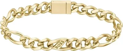 Image de Bracelet en acier doré pour homme Rian 1580614 - Longueur : 19 cm.