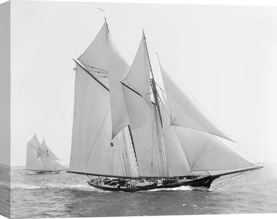 Produktbild von Fotografie Segelboote - Leinwandbilder - Fortuna, 1892 - 120 x 90 cm