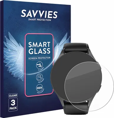 Produktbild von 3x Savvies Schutzglas Folie für Hama 8900 (42 mm) 9H Panzer Schutzfolie Glas Displayschutz klar transparent