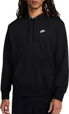 Produktbild von Nike CLUB French Herren Terry-Hoodie - Schwarz/Weiß Schwarz/Weiß XL