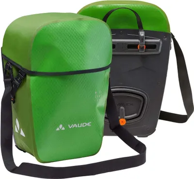 Produktbild von VAUDE Aqua Back Pro, Hinten, Fahrradtasche, Polyester, Polyurethan, Thermoplastische Polyurethane (TPU), Schwarz, Grün, 24 l, 310 mm