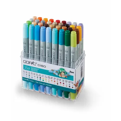 Immagine prodotto di Set di pennarelli grafici Copic Ciao - Manga - Ricaricabili con inchiostro Copic - 36 pz