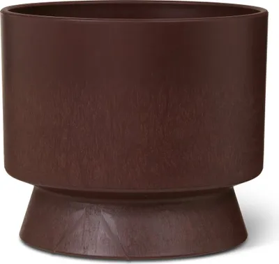Zdjęcie produktu dla Doniczka Rosendahl Copenhagen Reduce w różnych rozmiarach i kolorach, Rosendahl:Doniczka Reduce bordowa - średnica 19 cm