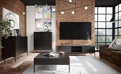 Produktbild von Wohnzimmer-Set "C" Indura - schwarz